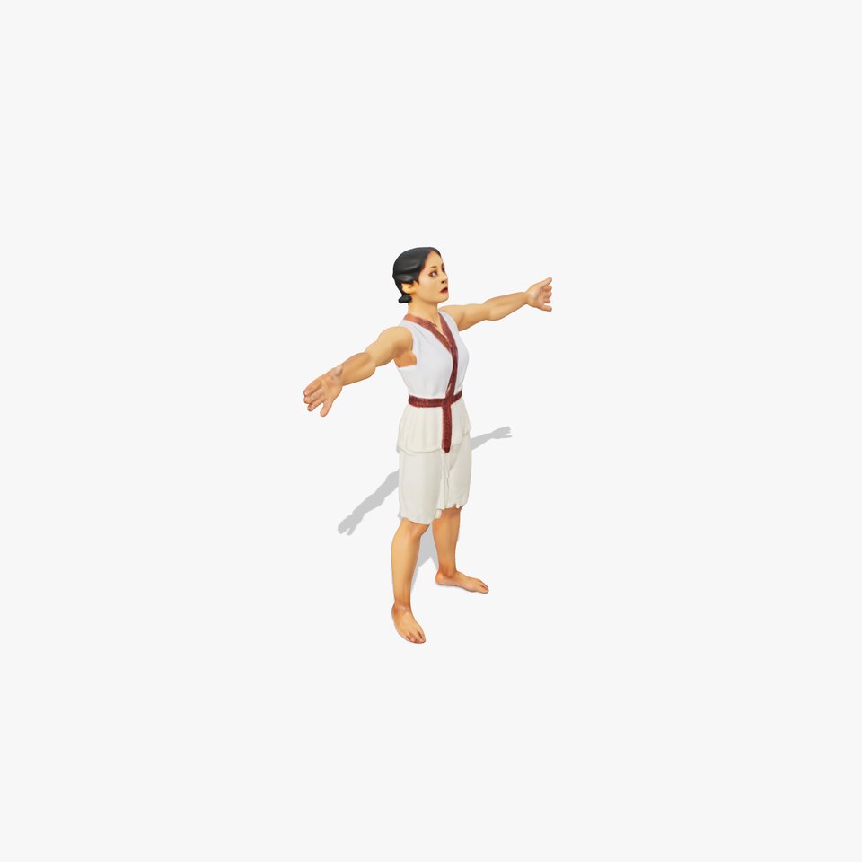 Traditional White Tunic model pack
